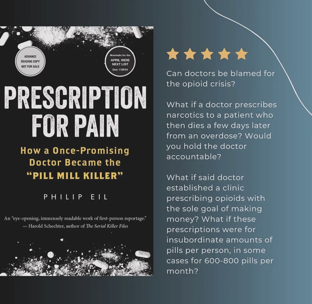 Out today! This was one of my favorite reads of the year. Can doctors be blamed for the #opioidcrisis? What if a patient dies from an overdose? A masterpiece by @phileil! creativerunnings.com/books/prescrip… Thank you @NetGalley & @SteerforthPress for the ARC! #booktwt #amreading #booklover