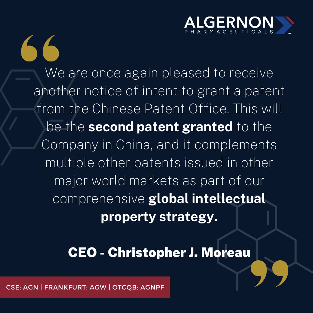 We were pleased to receive the latest notice of intention to grant from the Chinese Patent Office for the patent application for its antifibrotic drug candidate NP-251 (Repirinast).

Check out what our CEO says about this great development ➡️ bit.ly/49uM3Bf