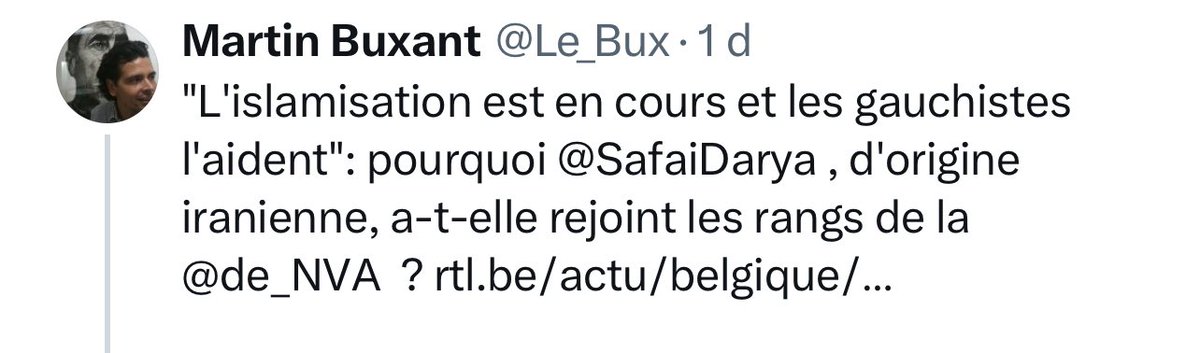 DaveDonin's tweet photo. @Le_Bux @FranckenTheo @SafaiDarya @de_NVA Pour se payer une tenue neuve chacque jour et nous éblouir avec des foto témoins que le botox fonctionne pas mal et entre temps placer des tweets sur le voile et écrire de livresqsjr le voile. Elle compte tenir le cap jusqu’à sa pension mais les sondages sont assez inquiétant. https://t.co/LQQqEP6huU