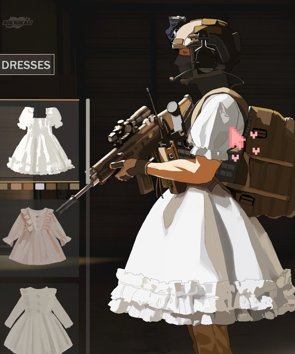 I've been spending too much time picking out dresses for my game character and haven't started playing yet 🥺