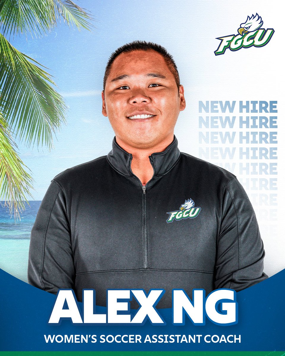 A new coach joins The Nest! 🦅 Welcome to FGCU Alex Ng! ⚽ #WingsUp 🤙
