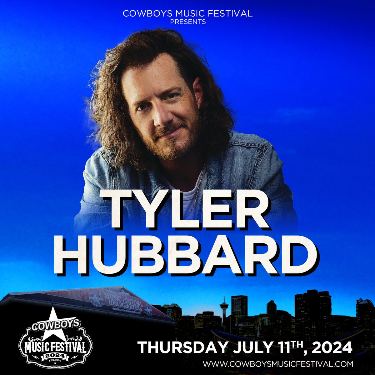 Cowboys Music Festival (@cowboysfestival) on Twitter photo ⭐️HEADLINER ANNOUNCEMENT⭐️
TYLER HUBBARD LIVE at CMF on Thursday, July 11th!
One half of multiplatinum country duo ‘Florida Georgia Line’, and x2 platinum solo artist… <a href="/tylerhubbard/">Tyler Hubbard</a> is making a stop at CMF on his FIRST SOLO TOUR!🤠 ⭐️HEADLINER ANNOUNCEMENT⭐️
TYLER HUBBARD LIVE at CMF on Thursday, July 11th!
One half of multiplatinum country duo ‘Florida Georgia Line’, and x2 platinum solo artist… <a href="/tylerhubbard/">Tyler Hubbard</a> is making a stop at CMF on his FIRST SOLO TOUR!🤠