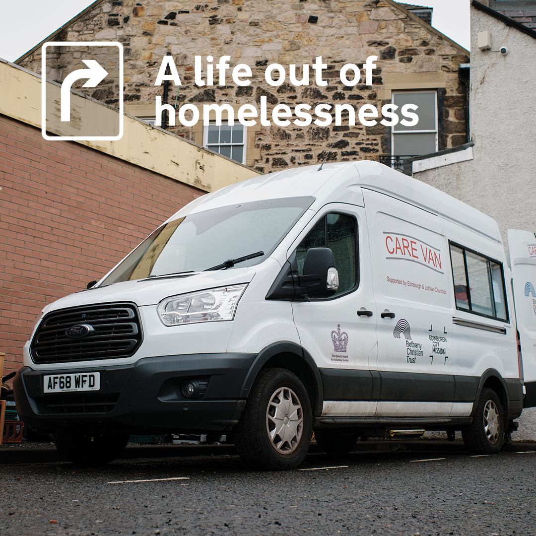 Our Care Vans and incredible volunteers are able to point people with the greatest need to vital services across Scotland, often helping people to begin their journey out of homelessness. Donate to our Spring Appeal today! - bethanychristiantrust.com/journeys