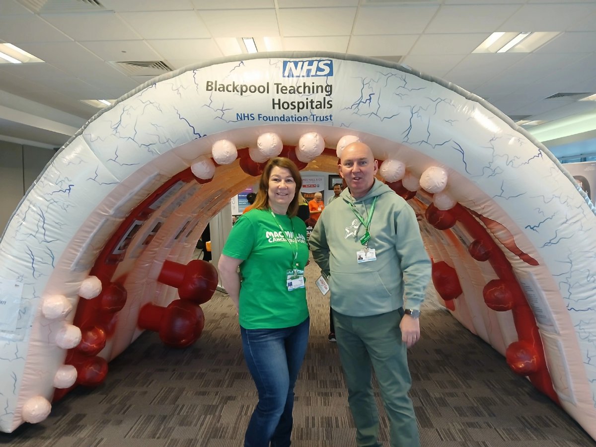 Our macmillan team and @cns_urology had a lovely time today, they attended the James Hall health and wellbeing event for their staff. It was great opportunity to raise awareness , the importance of early detection of cancer, signs and symptoms, screening and offer support.