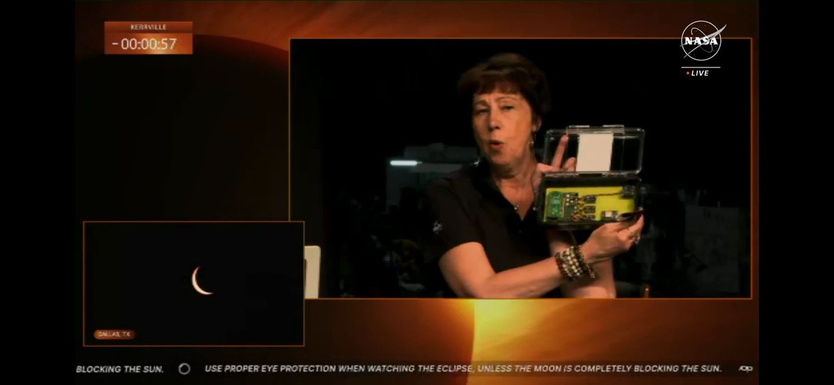 #ICYMI we got so excited when darkness arrived that we didn’t get to tell you about @NASASun #EZIEMag. This is a very cool magnetometer experiment that we ran at more than 30 locations in the path of #totality to measure the change in the ionospheric currents. But even better you