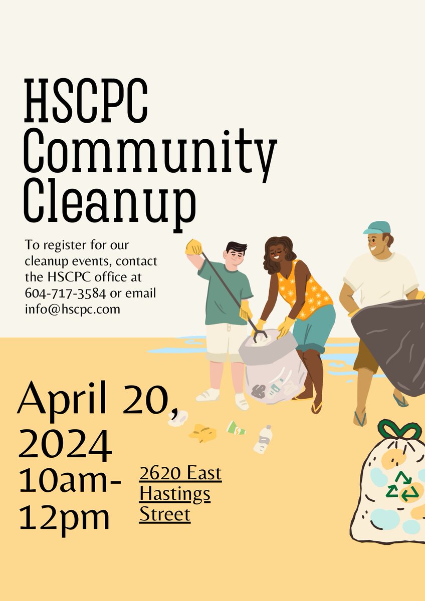 Removing debris and unwanted graffiti not only makes the neighbourhood cleaner, it also makes it safer. To register for our cleanup events, contact the HSCPC office at 604-717-3584 or email info@hscpc.com #volunteer #hscpc #community #cleanup #yvr #vancvouer #bc