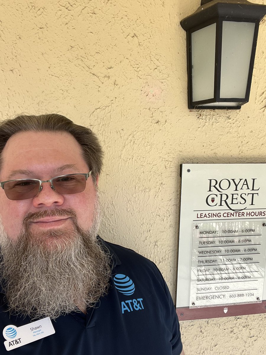 Shawn Colburn (@shawnmerlinc) on Twitter photo Enjoying a beautiful day out here at the Royal Crest Apartment Homes in Nashua NH #NES. AT&T is letting the residents know they can come see us at the Pheasant Lane Mall location to sign up for our newest product launch AT&T Internet Air. <a href="/keroninc/">Keron Incarnato</a> <a href="/LillardDerick/">Derick Lillard</a> Enjoying a beautiful day out here at the Royal Crest Apartment Homes in Nashua NH #NES. AT&T is letting the residents know they can come see us at the Pheasant Lane Mall location to sign up for our newest product launch AT&T Internet Air. <a href="/keroninc/">Keron Incarnato</a> <a href="/LillardDerick/">Derick Lillard</a>