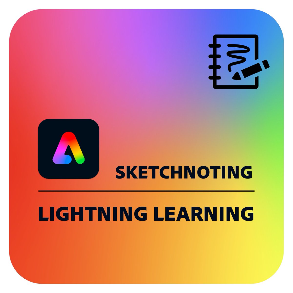 I've completed @creativecloud Lightning Learning course on Sketchnoting. You can check it our for yourself here: credly.com/badges/57fd49c…