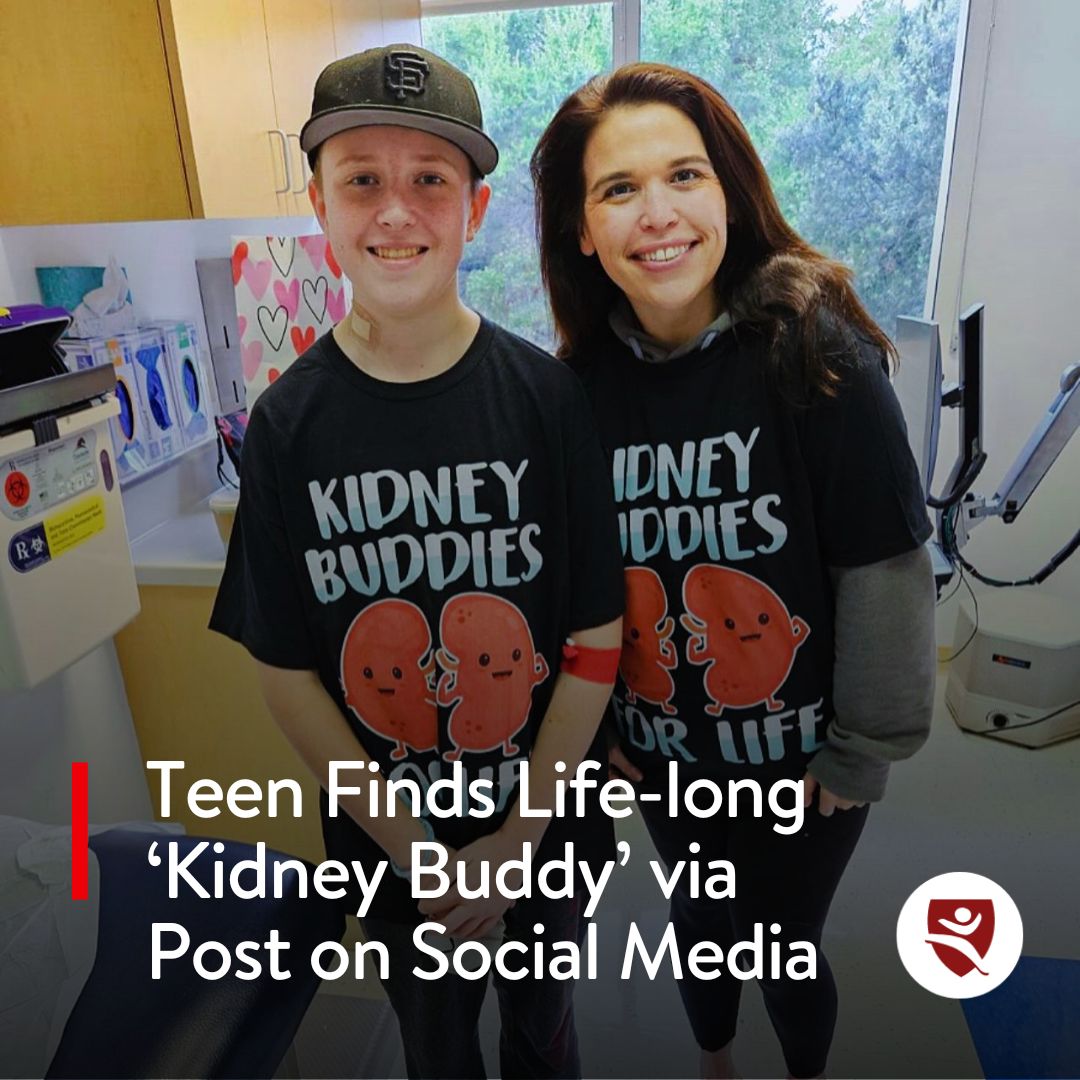 He needed a kidney. A complete stranger offered to give him one of hers after scrolling past his story on social media. bit.ly/3VSCIzD #DonateLifeMonth