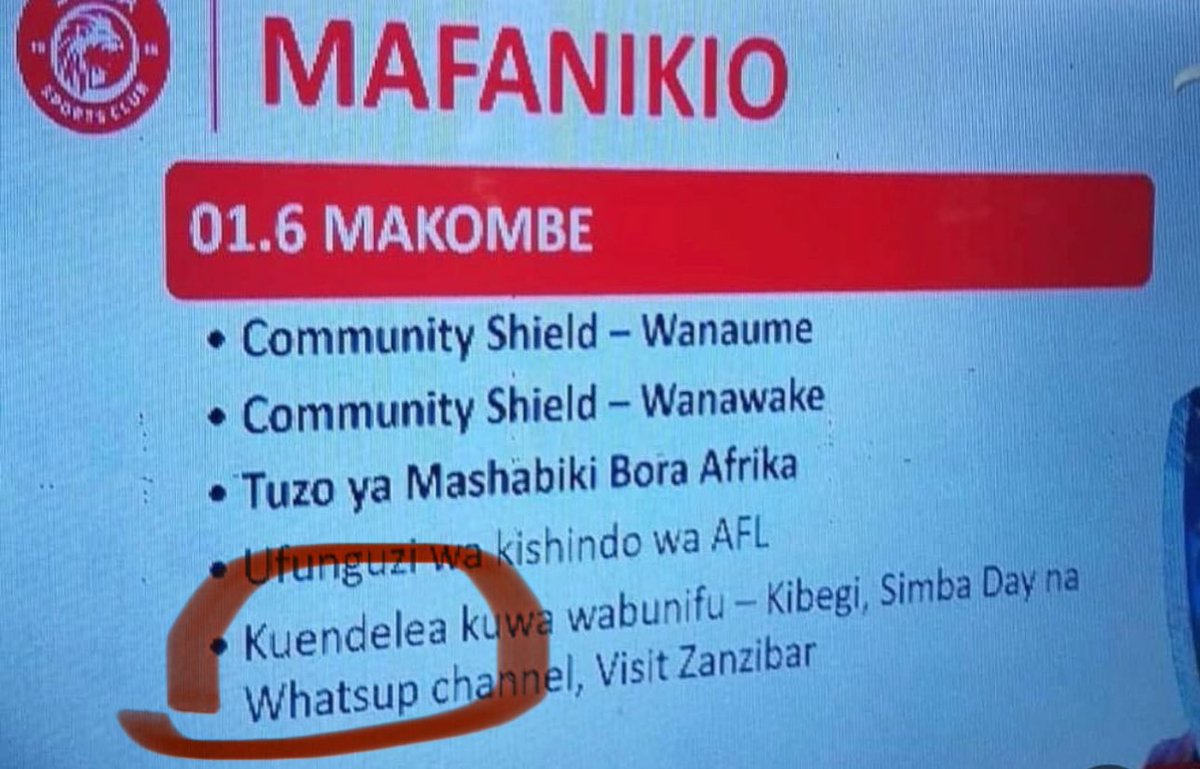 Hivi WhatsApp inaandikwa hivyo nyie mwakarobo? Au Whatsup Channel ni kombe jipya?