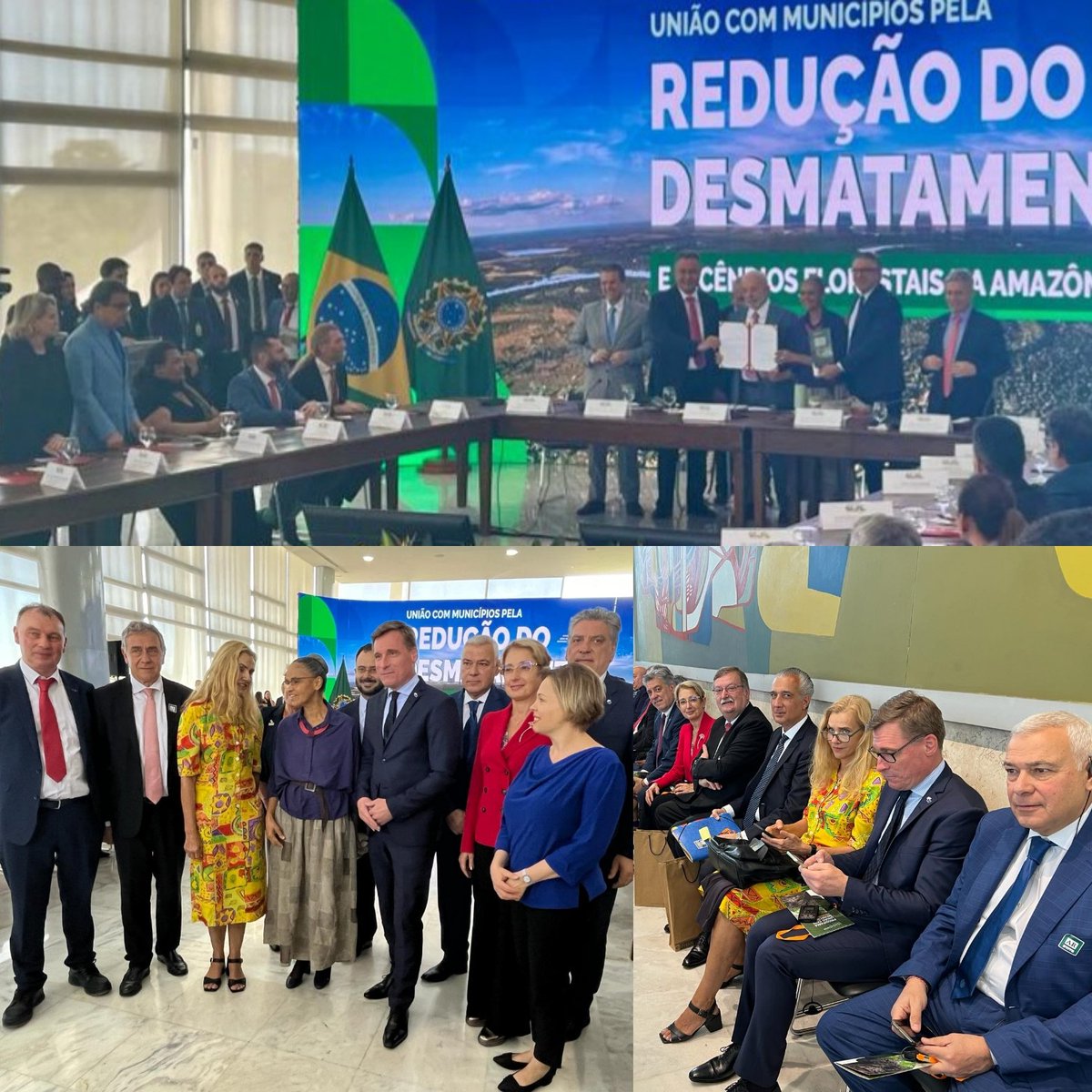 ‼️Parabéns! to H.E. Mr President @LulaOficial and H.E. Minister @MarinaSilva for the #future-looking initiative of 🌏 #global importance launched today to preserve #Amazonia. All countries shall join forces to support this vital for our planet commitment to #SDGs #BlueDiplomacy💧