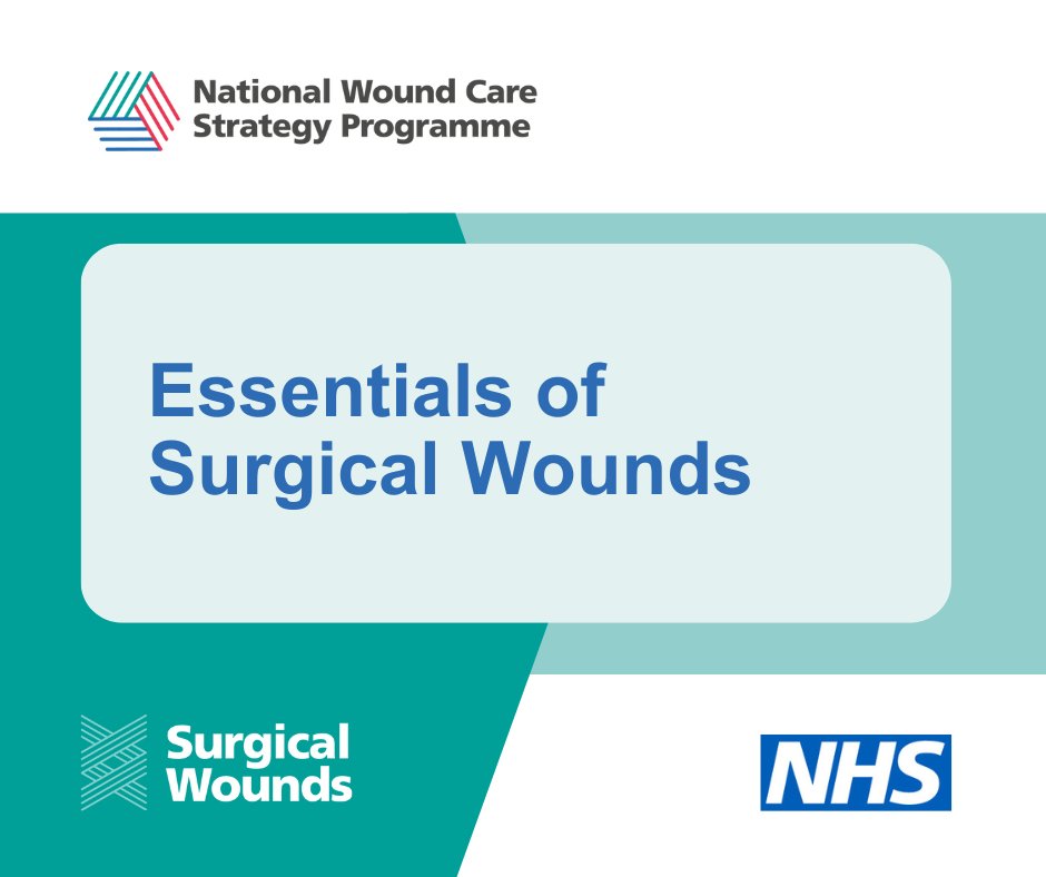 The new Essentials of Surgical Wounds module supports health and care staff in developing the knowledge and skills needed to recognise #SurgicalWounds and explain the differences in classification: nationalwoundcarestrategy.net/education-and-… #WoundManagement #OnlineLearning @NHSE_TEL