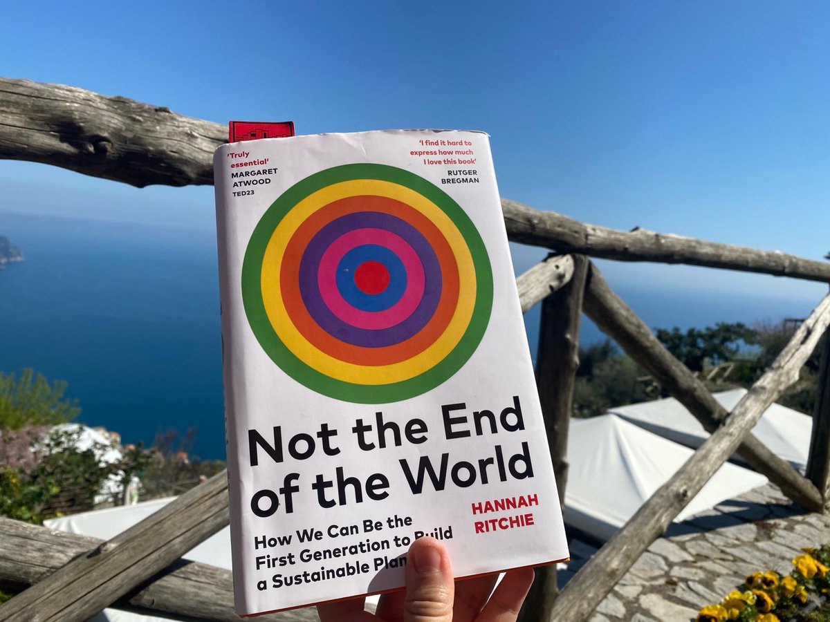 MMannocchi90's tweet photo. Can’t refrain from recommending @_HannahRitchie’s latest book “Not the end of the world”. A must-read for both sustainability professionals and people genuinely interested in understanding how to make a difference.
#GreenTransitionMadePossible https://t.co/5gM6vndLog