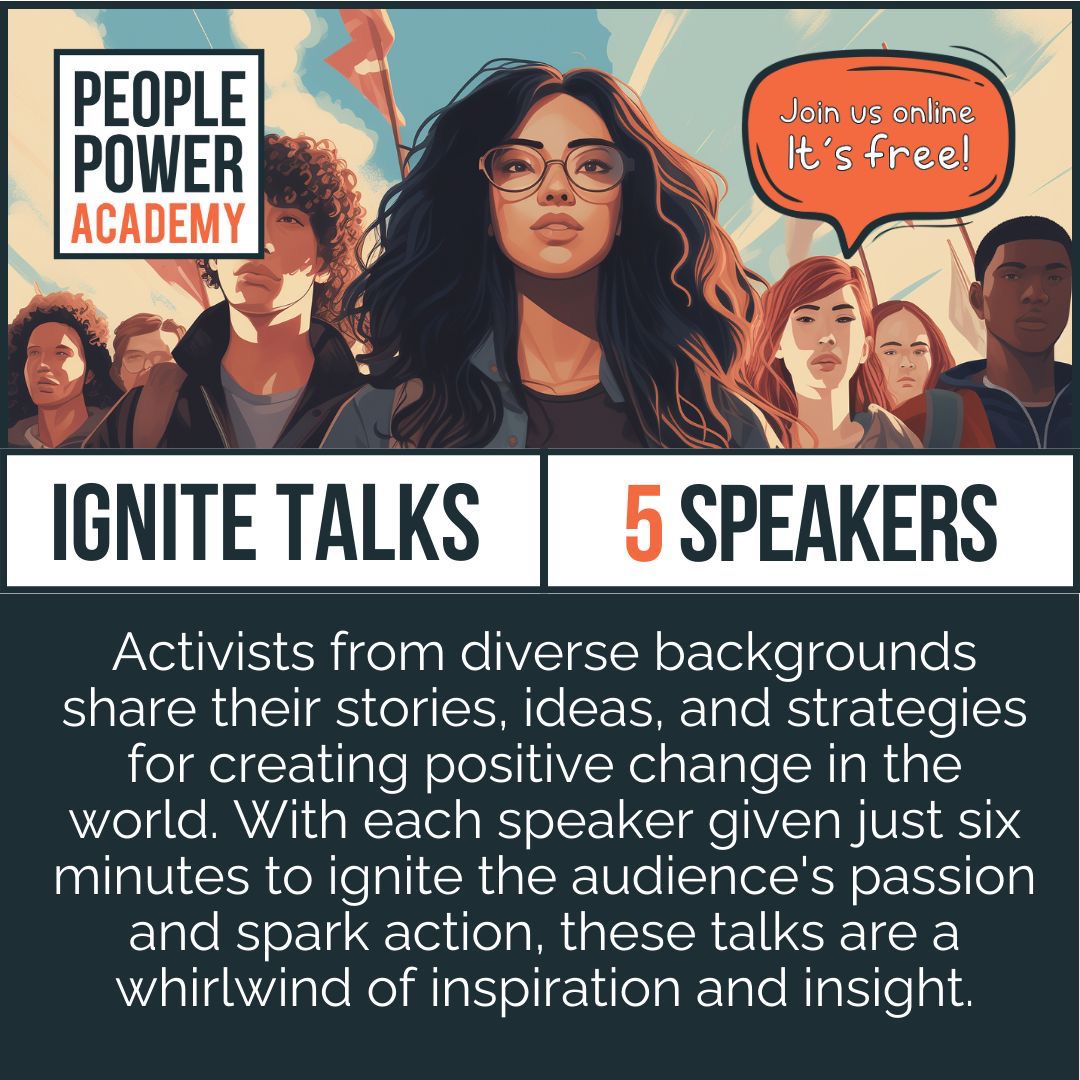 🔥 Ignite Talks Announcement! 🔥 April 26 - 28 In these electrifying Ignite Talks, each speaker will offer unique insights, experiences, and perspectives on driving social change. We are excited to welcome Félix Maradiaga from Nicaragua, @VolyaVysotskaia from Belarus, Andre