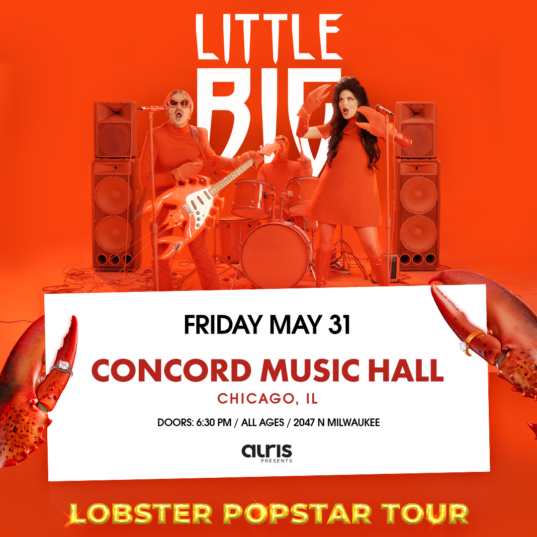 🚨LOW TICKET WARNING🚨 @LITTLEBIG_BAND: Lobster Popstar tour is hitting Concord soon! Calling all pop punk ravers to the scene of this rager ⚠️ Grab your tix now to get in on the madness that will ensue on May 31 🎟 hive.co/l/littlebig