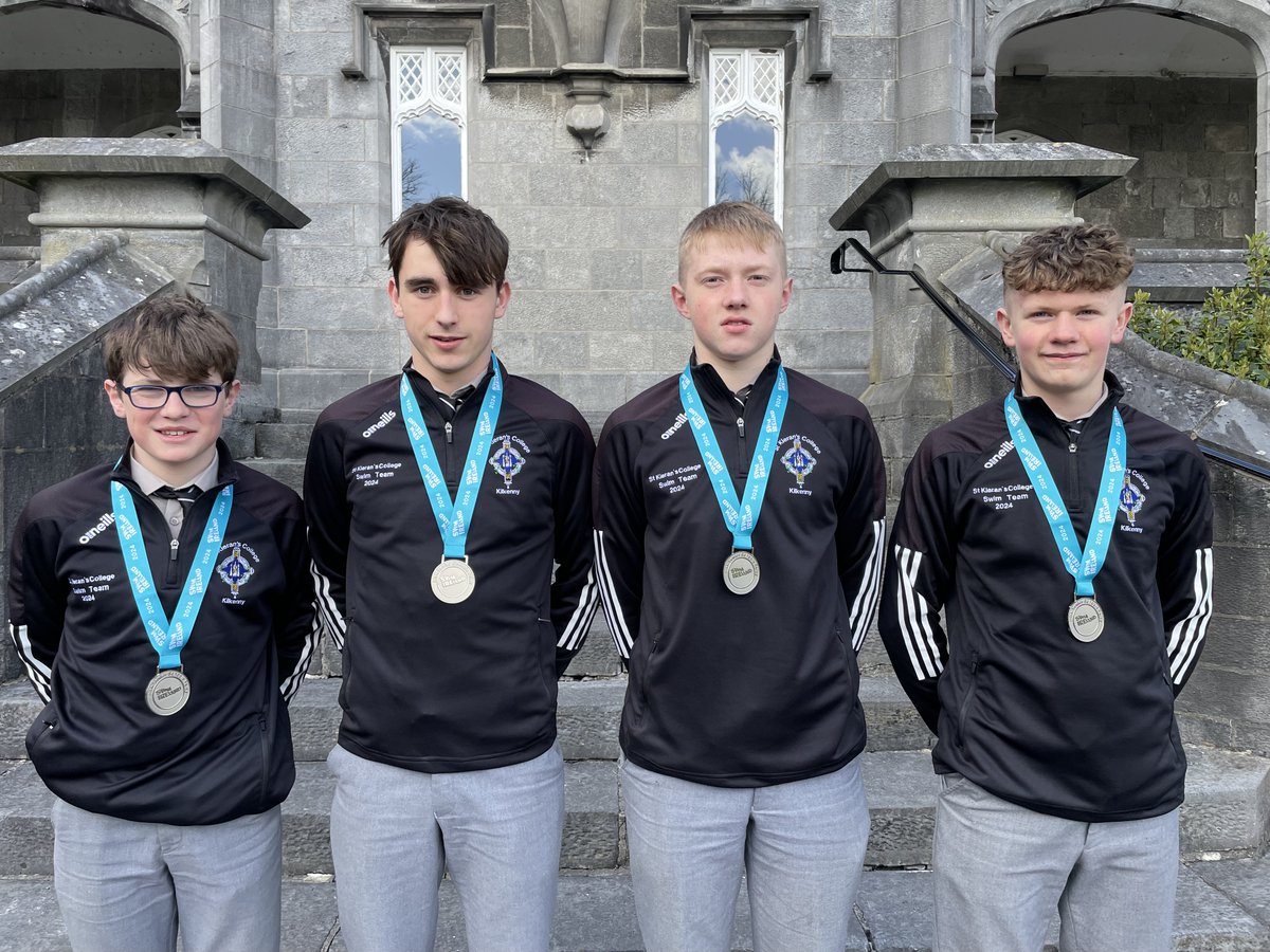 Congrats again to our Freestyle Relay Swim Team who represented the school and brought home silver medals from the Schools National Finals over the Easter holidays. Great to see all of their hard work pay off. Well done to all involved on another fantastic achievement!⚫️⚪️👏👏👏