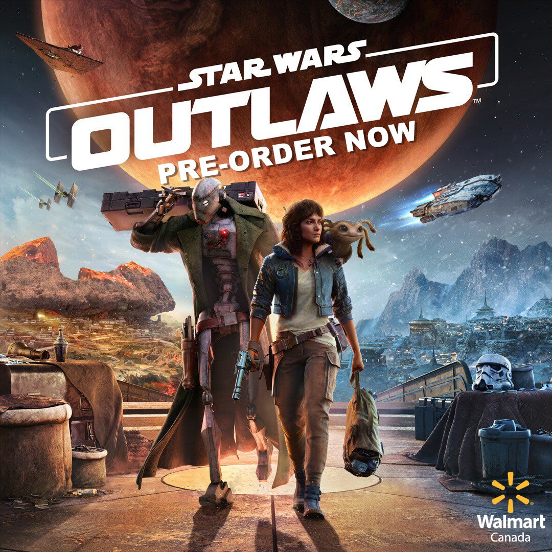 Are you ready for a new far, far-out adventure? Star Wars Outlaws is now available to pre-order at Walmart Canada for PS5 and Xbox Series X. ➡️ ms.spr.ly/6017c4lOt