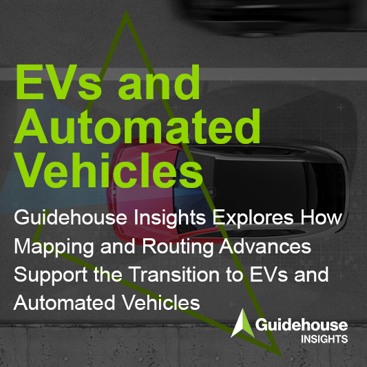 In a new @WeAreGHInsights report, our experts analyze the market trends for EVs, AVs, and mapping and routing services: guidehouseinsights.com/reports/mappin…