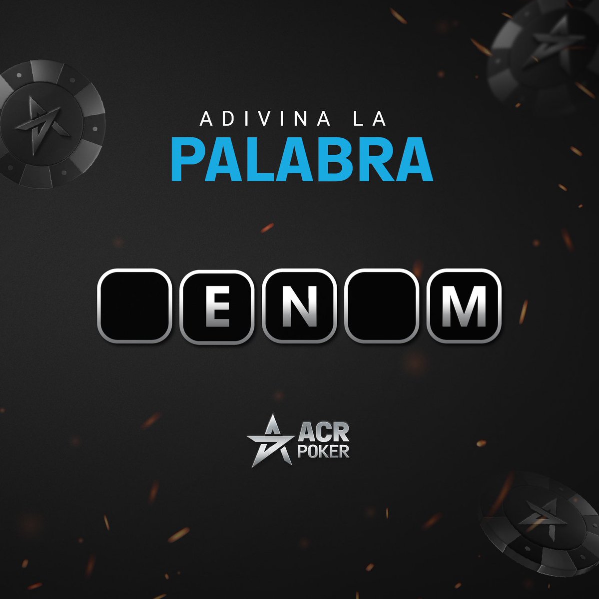 AcrPokerLatam's tweet photo. 🎟️ SORTEO 🎟️

👉 4 TICKETS de US$2.650 

Si decimos:

🗓️ Del 14/04 al 01/05
🤑 US$12.500.000 millones 
🖐️ Días 1

¿De qué torneo estamos hablando?
Dale ❤️🔄 + Nick
Menciona dos amigos

Aquí la respuesta 😏👉 https://t.co/5RMfDa2lWz

Sorteo: 12/04

——
#ACRgiveaway #ACRpoker #poker https://t.co/ZLyngVeQGE