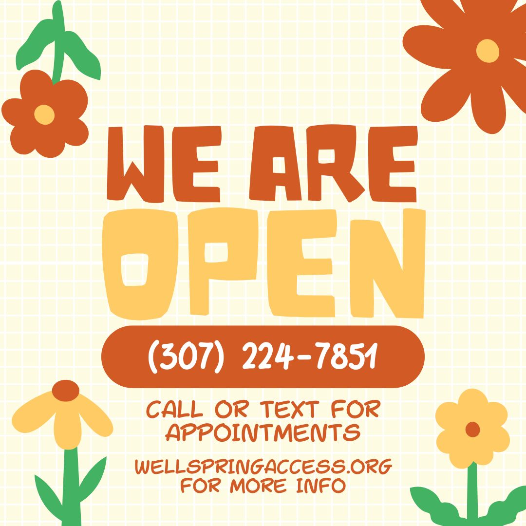Good morning, Wyoming! We are open for all of your reproductive health needs 🧡