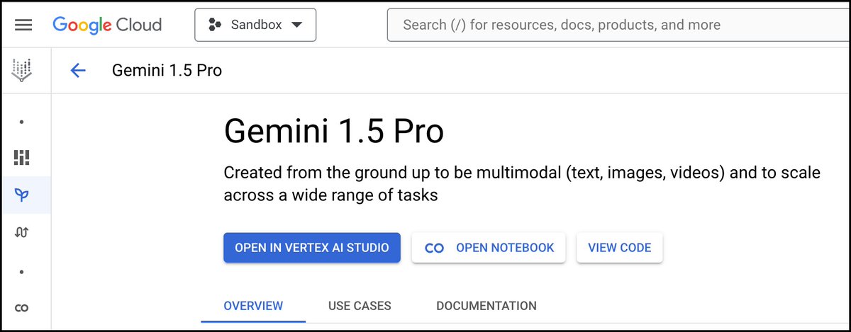 Gemini 1.5 Pro is now available in public preview Vertex AI model garden #GoogleCloudNext