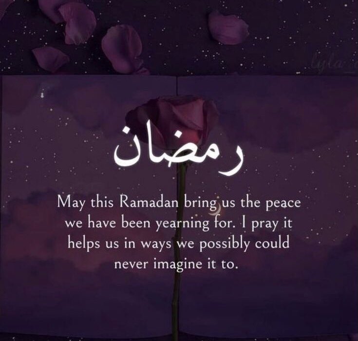 May the season of Ramadan bring with it the peace you have been looking for.💯May it offer a chance for you to step back, reflect and discover peace not only around you hut within you too.🙏🏾 #Ramadan #AminaArmyGlobal