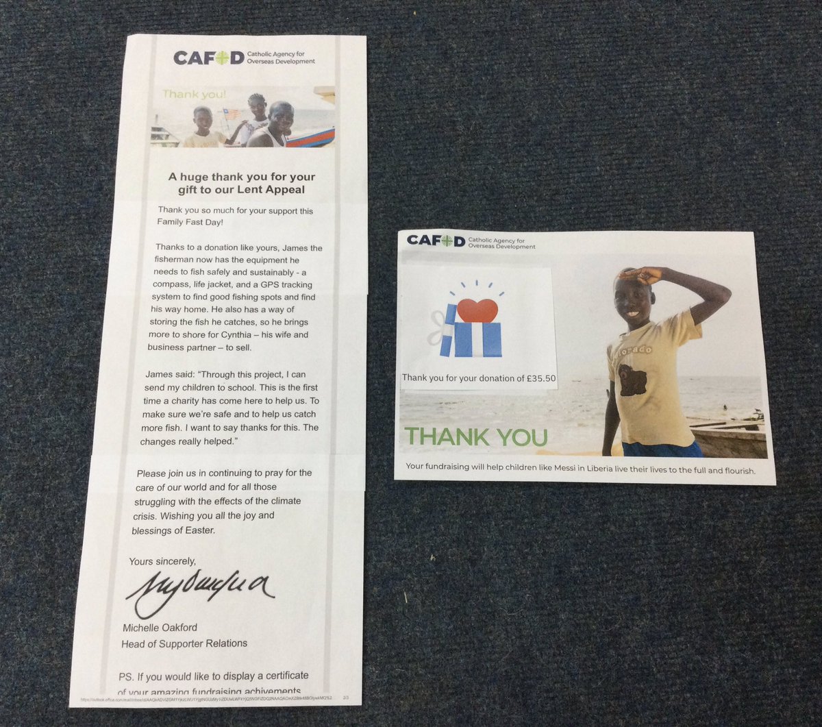 We’ve been collecting loose change & popping it into our CAFOD box on our Prayer table… small change really does make a big difference! Well done Reception & thank you Mrs C for sorting & sending our donations to CAFOD! 
#LoveLearnLive
@CAFODSchools 
@MissMcBrideSTM