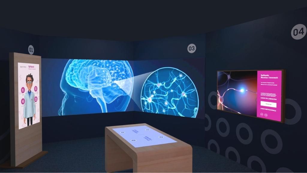 DigaliX's tweet image. Coneixeu l&apos;Àgora de la Ciència? És l&apos;espai interactiu i immersiu de divulgació permanent de l&apos;hospital @SJDbarcelona_ca - bit.ly/4atyJhl

#expointeractiva #xtable #xholoAR