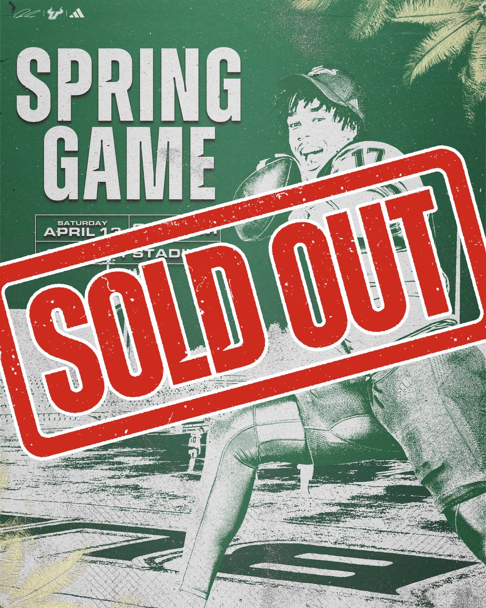 🗣️ The <a href="/USFFootball/">USF Football</a> spring game is officially SOLD OUT‼️

#HornsUp 🤘