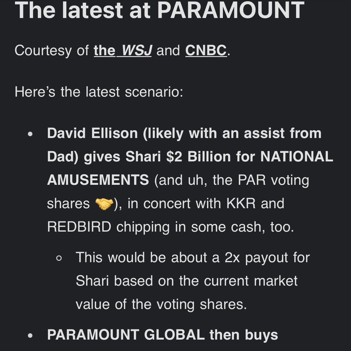 Today on The Wakeup, we dive deep into the latest on the Paramount deal, including the bigger picture that no one’s talking about. theankler.com/p/layoffs-re-o…