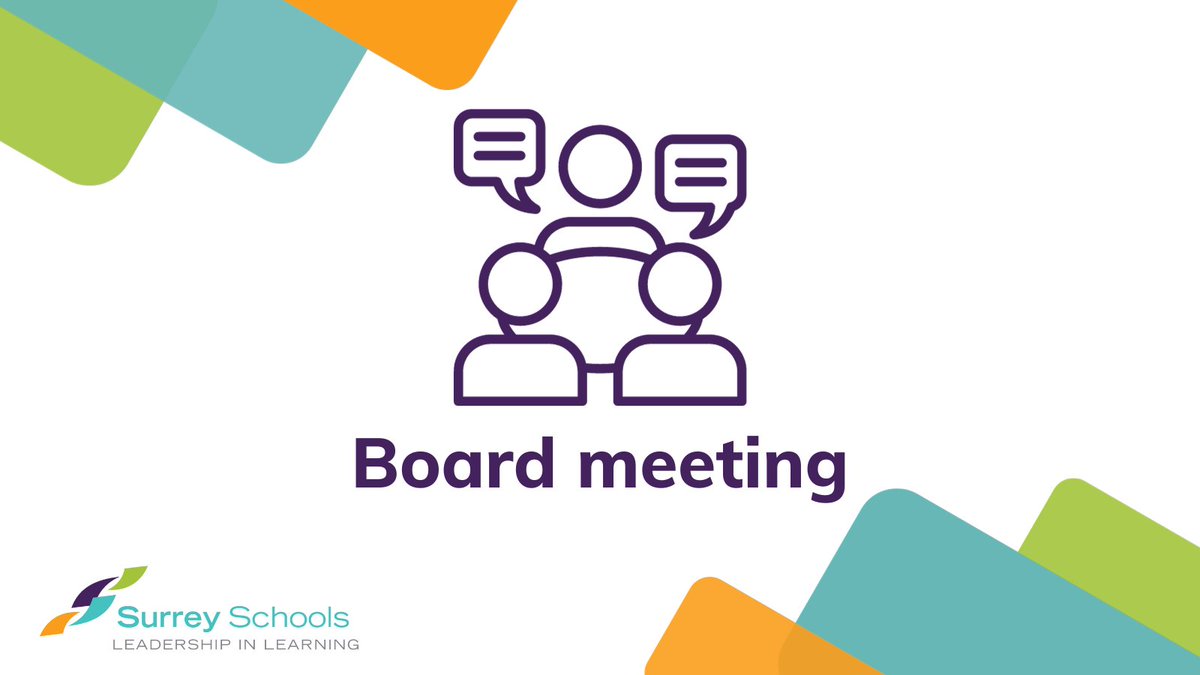 The next Surrey Board of Education meeting takes place Wednesday, April 10, 7 pm at the District Education Centre (14033 92 Ave.) The meeting will also be livestreamed & recorded.
Find the agenda & more information here: surreyschools.ca/page/622/board…

#sd36learn #SurreyBC #WhiteRockBC