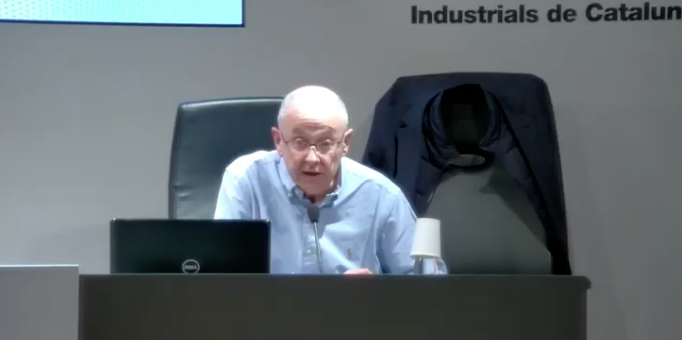 👤 Joan Carles Casas, president del GT de contaminació atmosfèrica 💬'Entre el 76 i el 97% de la població està exposada a nivells de contaminació per sobre dels límits que estableix l'OMS' #JornadesEIC