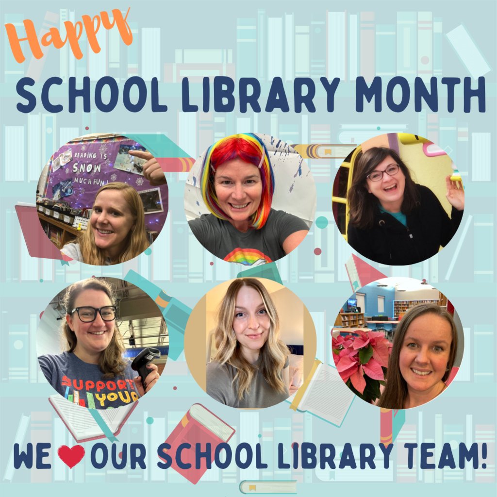 📚🎉 April is #SchoolLibraryMonth! 🎉📚 Let's give a round of applause to our incredible school librarians who foster a love for reading, spark curiosity, and promote creativity for our students' growth and learning. Thank you for all you do! 📖✨