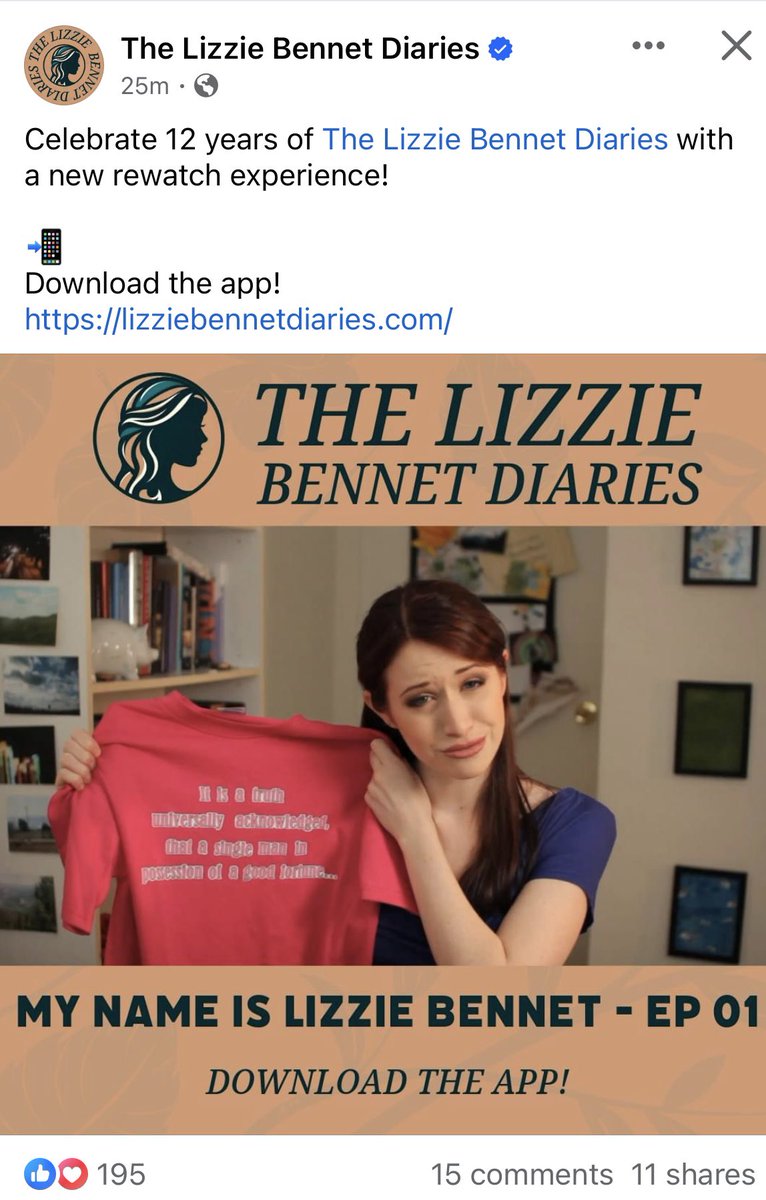 What??  #TheLizzieBennetDiaries #LBD 
#Interactivestorytelling