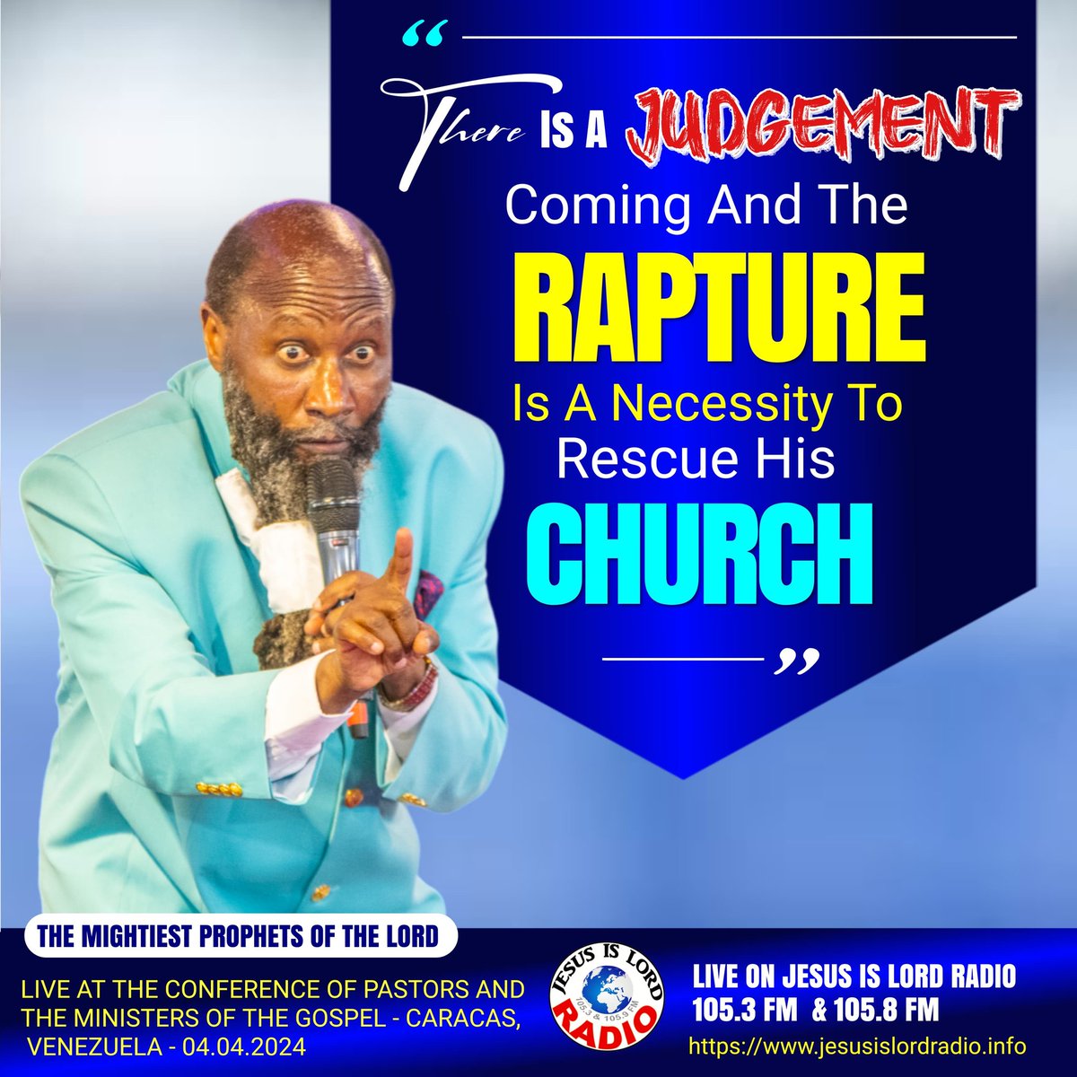 #PulpitReplacement
JESUS is the one who began the church age at Pentecost and HE is the one who will come to bring to an end the church age at The Rapture.