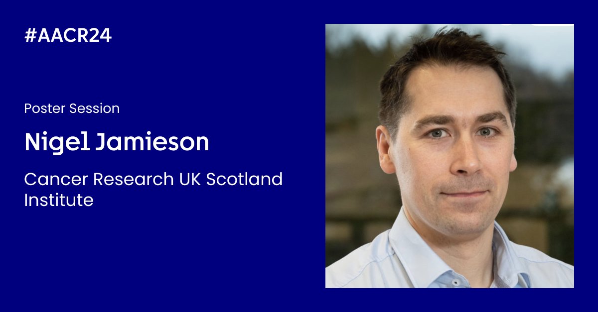 Visit Nigel's poster to learn more about his research into multi-omic, multi-scale characterisation of colorectal cancer and how this defines spatiotemporal patterns of recurrence. 📌 Stop by section 41 to learn more. @CRUK_SI | #AACR24