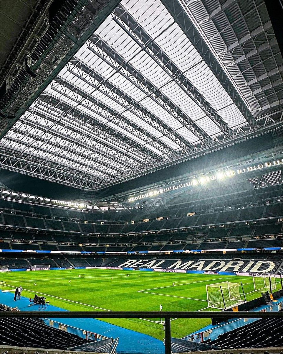 Real Madrid given go ahead by UEFA to close Bernabeu roof to raise noise against Manchester City.