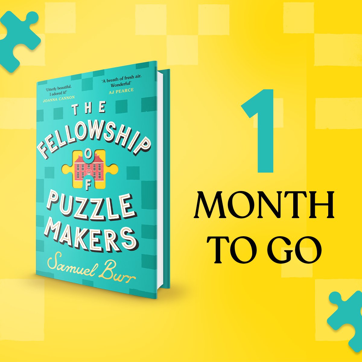 🧩 ONE MONTH TODAY 🧩 If you're a fan of The Thursday Murder Club and Lessons in Chemistry, you'll LOVE the wonderfully puzzling debut from @samuelburr. Pre-order your copy: geni.us/Puzzlemakers