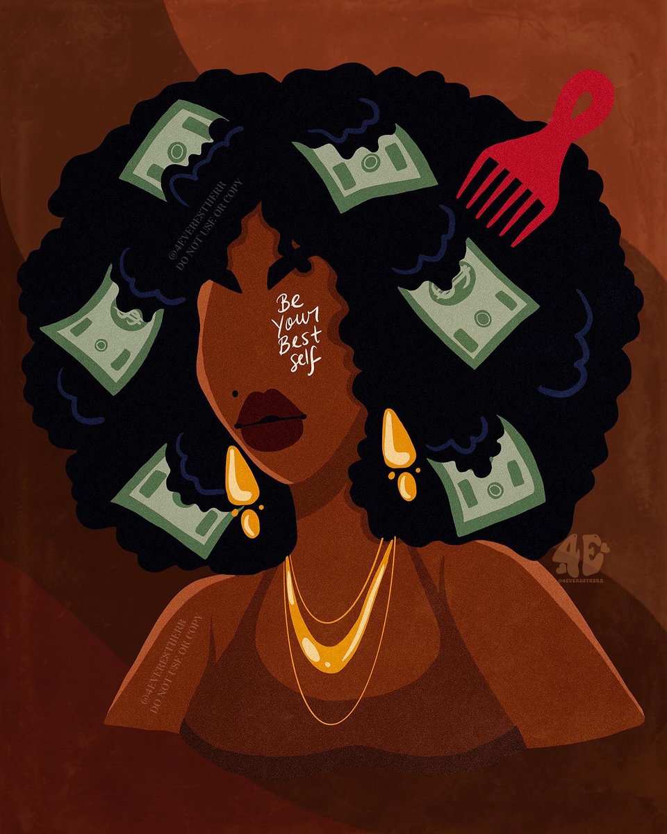 Be your best self 🫶🏾

#illustration #drawing #art #blackart