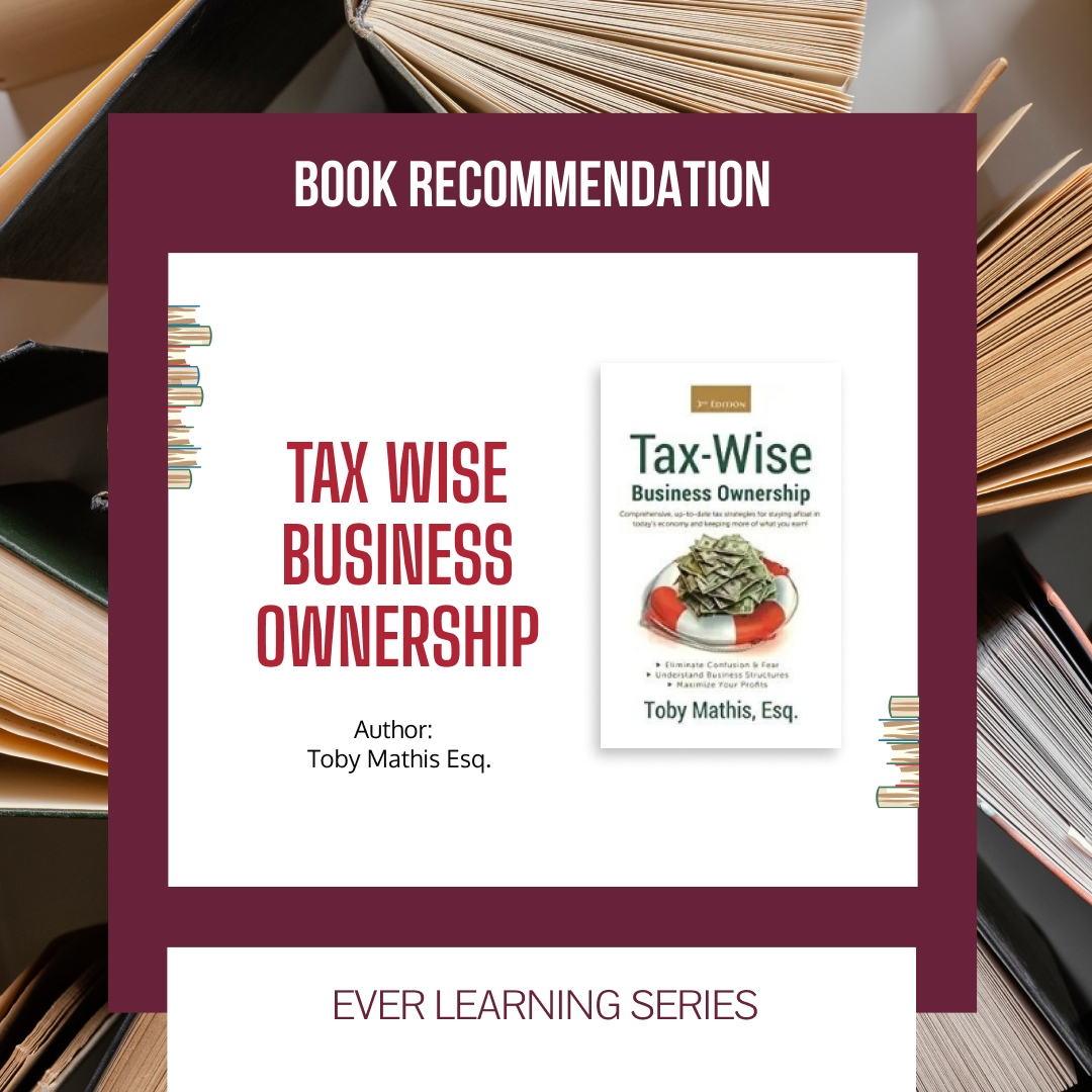 NdctSeger's tweet image. 📚 #EVERLEARNING SERIES 

Tax-Wise Business Ownership is an essential guide for all business owners, Read it and you will know the confidence, security and success that comes with being Tax-Wise.

Let us guide you, begin your journey today:
bit.ly/YourFreedomBeg…
or reach out...
