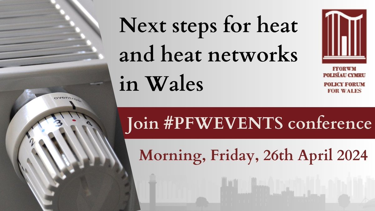 I'm speaking at the Policy Forum for Wales keynote seminar: 'Next steps for heat and heat networks in Wales'. online and free app.mural.co/t/ktn5092/m/kt… #PFWEVENTS #NetZeroHeat