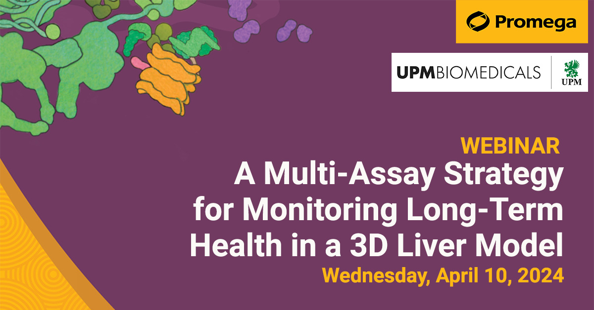 Join us tomorrow, April 10th for a free webinar discussing a multi-assay strategy for monitoring long-term health in a 3D liver model. Visit the link to register and learn more: bit.ly/4aRlHu9