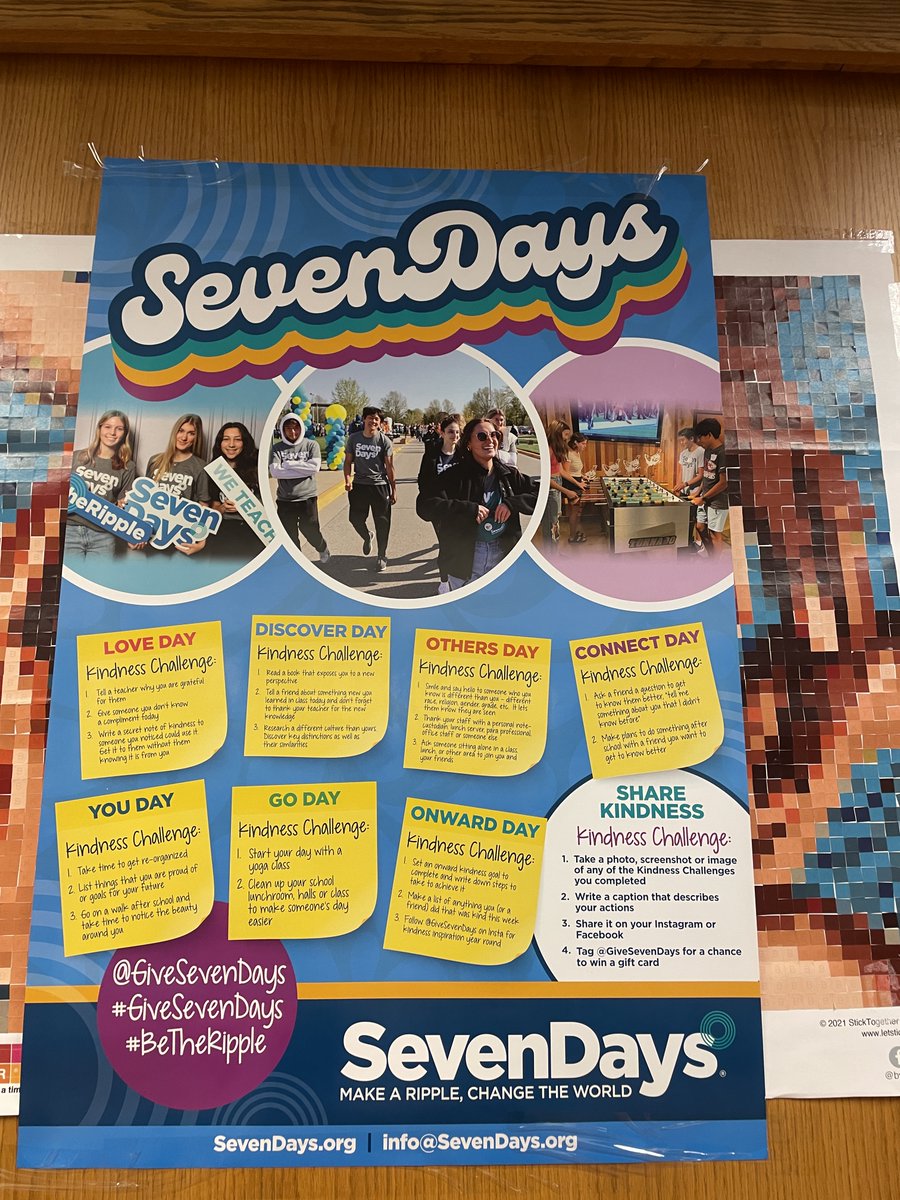 bvnlibrary's tweet photo. Nonfiction book talks with ELA 9, skill share work with Psychology and HELA10 work with Mr. McCoy's classes! It's a full house with a @GiveSevenDays Kindness Walk during AST today! #schoollibrariesFTW #makearipple https://t.co/Jgj7A33mN3