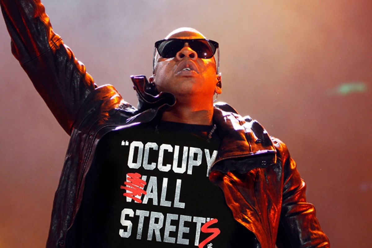 Remember when Jay-Z said “Occupy All Streets” then pretended to be the owner of the Brooklyn Nets to kick a bunch of black folks out of their homes to build the Barclays Center then sold his 0.2% stake a year later? 😎