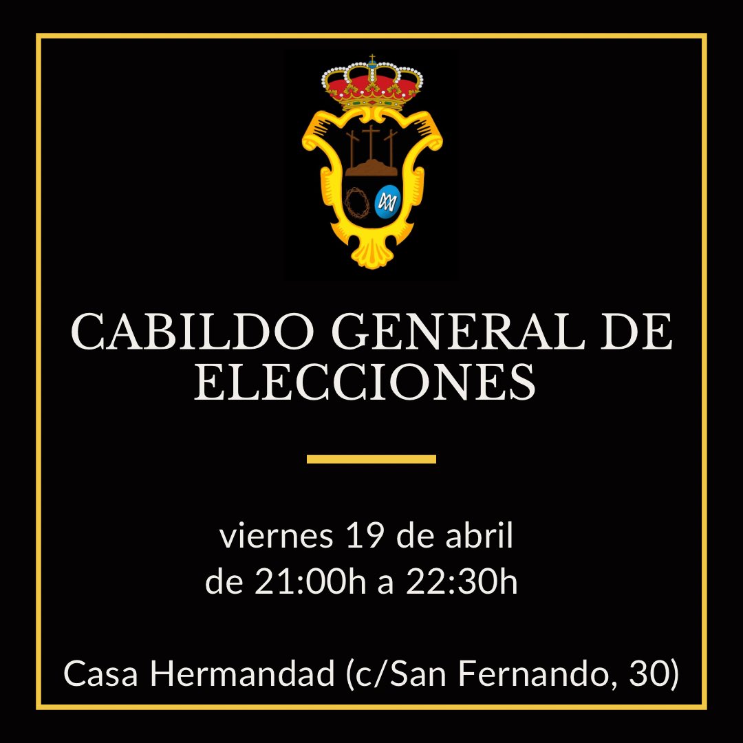 ▪️CABILDO GENERAL DE ELECCIONES