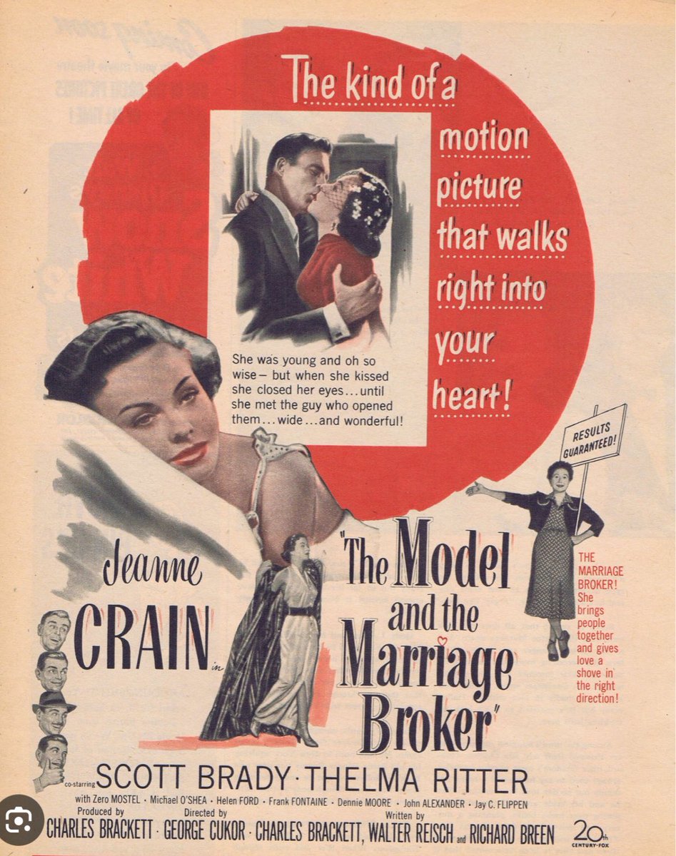 Thrilled to be introducing a film with actress, producer, and educator Diane Baker, on Friday, April 19! The Model and the Marriage Broker, directed by George Cukor, stars Thelma Ritter, Jeanne Crain, and Scott Brady. “Results Guaranteed!”#TCMFF @tcm #ThelmaRitter