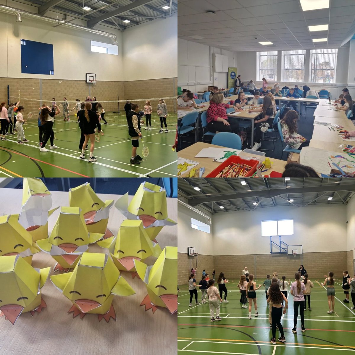 Fantastic 2nd day at our Student H&WB Teams Kids Easter Camp @fifecollege... lots more fun planned tomorrow 😊 #communityoutreach #CostOfLivingCrisis #hereandnowproject