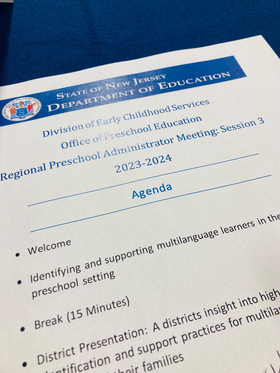 Way to go @Schools_UC  👏 #ThankYou for sharing your expertise in supporting #MultilingualLearners  💪🏼Proud to be surrounded by fellow #Preschool Administrators for today’s @NewJerseyDOE Regional Meeting @BPS_Beginners @BogotaPublic