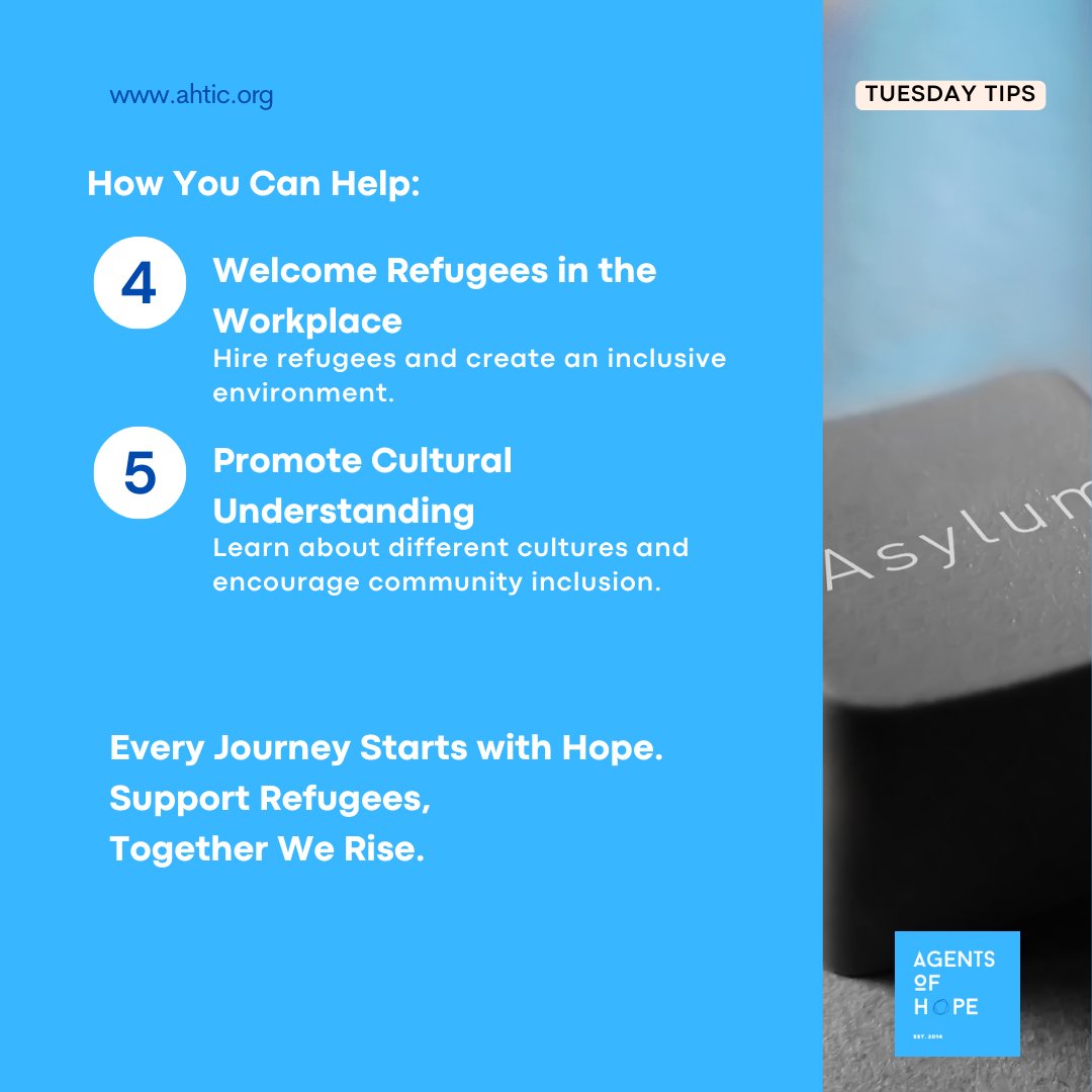 Having to flee from violence and hatred is a terrifying experience no one should face alone 😰 Legal asylum processes protect human rights and lives. ⚖️ 
Learn the basics.  Have compassion.

#TuesdayTips #WelcomeHere #RefugeeStrength  #Chicago #chicagoan #AgentsofHope