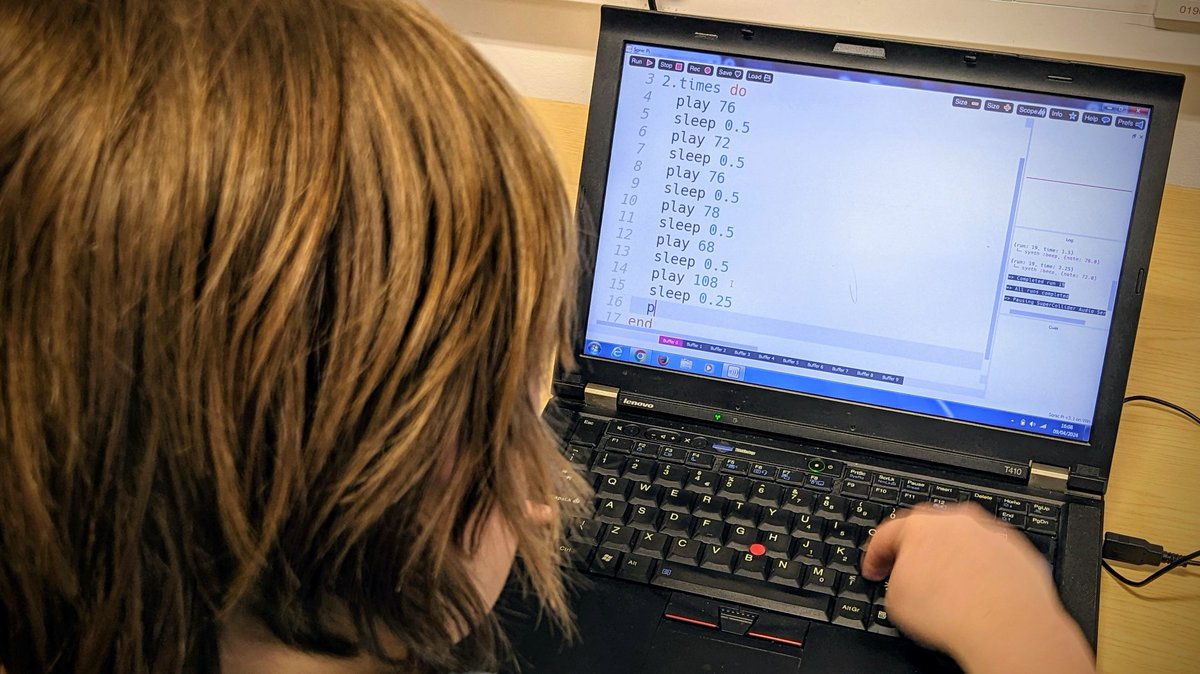 Fantastic @CodeClub at #MalvernLibrary today and a well overdue session using the amazing @Sonic_Pi. The children loved it, so much musical creativity. We're now thinking we might do some dedicated Sonic Pi sessions too as well as offering it as a monthly option. @WorcsLibraries